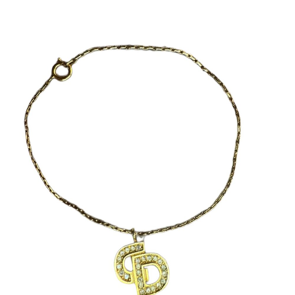 DIOR "CD" Pendant Bracelet